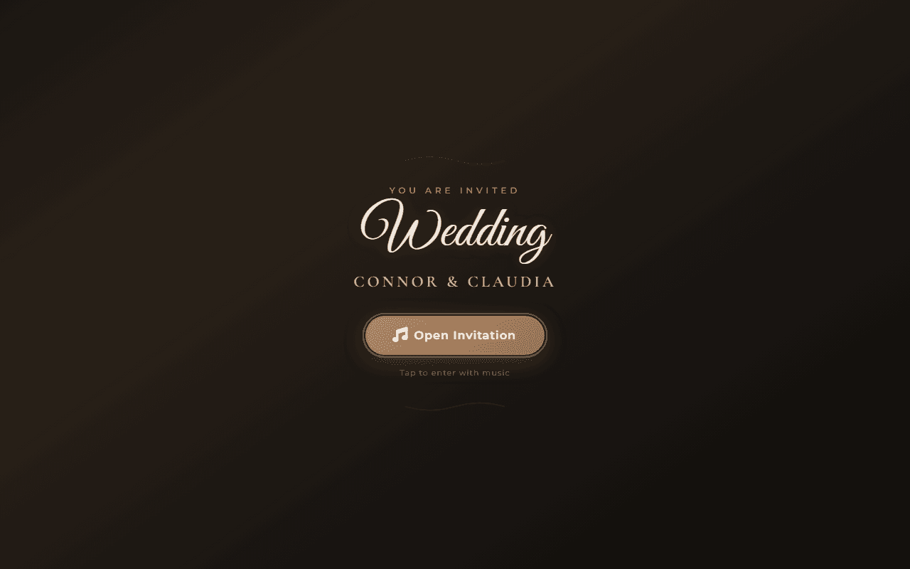Wedding Invitation screenshot